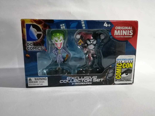 Dc Joker Y Harley Original Mini Exclusivo Comic Con 2015 New