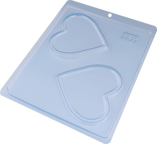 Imagen 2 de 3 de Molde Acetato Corazón Plano Como Para Rellenar Bwb Cód. 9941