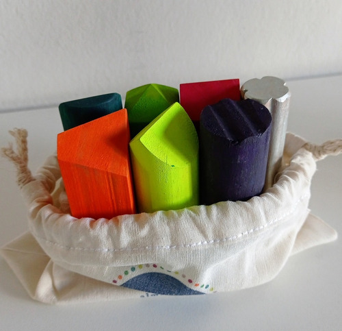Imagen 2 de 3 de Kit Emociones - Tablero Piezas De Madera