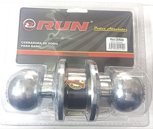 Cerradura De Pomo Para Baño Run