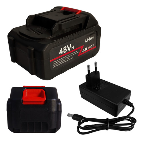 Bateria 48v + Fonte Carregadora 21v Inclusa No Kit Portatil