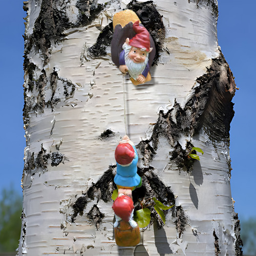 Adornos Con Forma De Árbol Enano Con Barba Blanca, Decoració