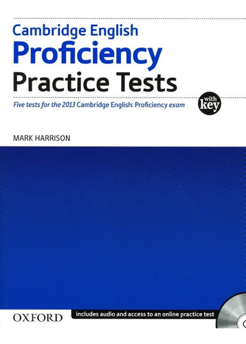 Cambridge English Proficiency Practice Tests With Key And Cd