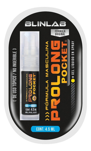 Prolong Pocket - Spray Desensibilizante Uso Tópico - Blinlab Sabor Sin Sabor