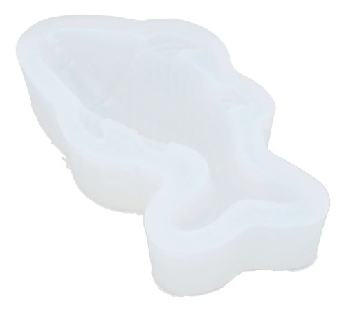 Molde De Silicona Diy Fish, Blanco, Para Tartas De Fondant,