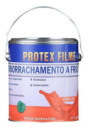 Tinta Emborrachamento A Frio De Metal Madeira Vermelho 3,6l 