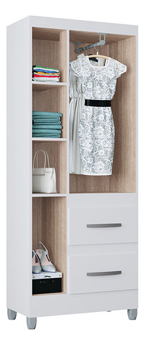 Guarda Roupa Capri Com 3 Portas E 2 Gavetas Poquema