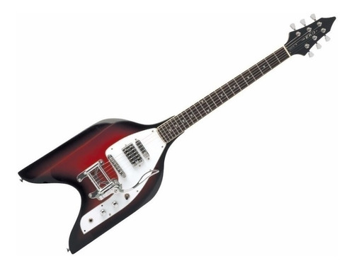 Guitarra Electrica Eko Rock Vi Palanca Tipo Bigsby Sunburst