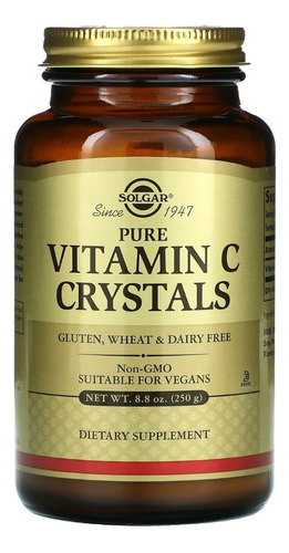 Solgar | Pure Vitamin C Crystals | 8.8 Oz (250 G) | 200 Serv