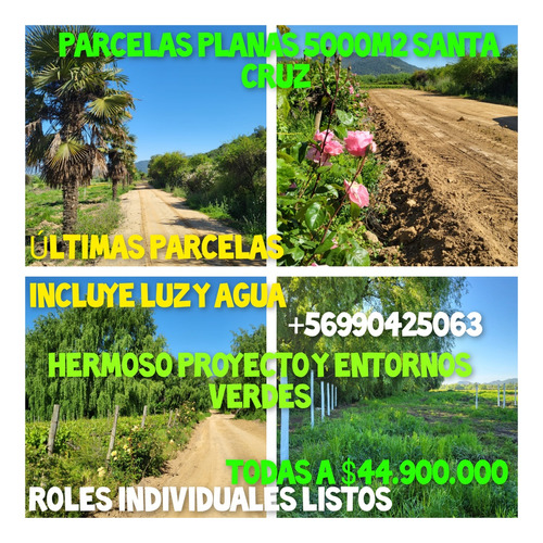 Parcelas Planas Santa Cruz Luz, Agua, Credito Hipotecario 