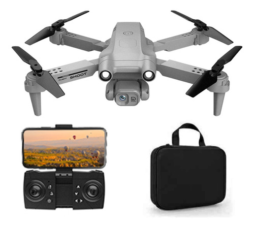 Drone Wifi Con Cámara Doble Estuche F195 Estabilizador Vuelo