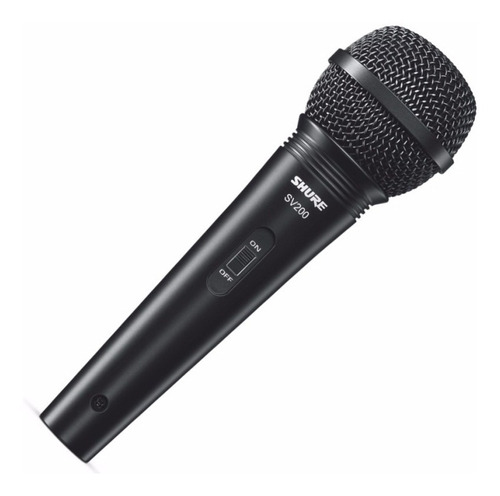 Microfono Vocal  Sv200 Shure Semiprofesional Cable Xlr A Xlr