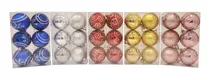 Comprar Adornos Navidad Globo Esfera 6 Cm X 6 Unid - Sheshu Navidad