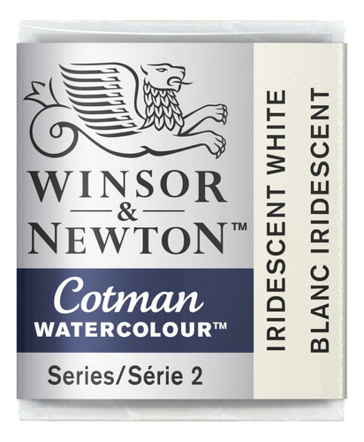 Aquarela Winsor & Newton Cotman Pastilha Iridescent White