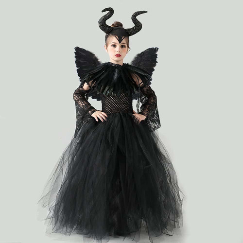 Vestido De Tul Tejido De Evil Queen Para Halloween, Disfraz | Meses sin intereses Vestido De Tul Tejido De Evil Queen Para Halloween, Disfraz | Meses sin intereses