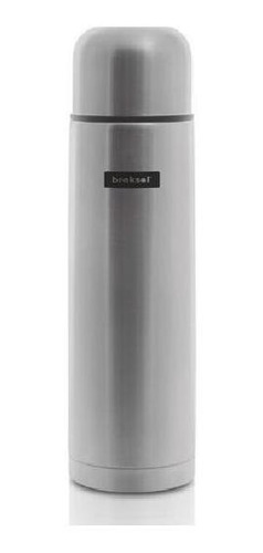 Imagen 1 de 2 de Termo Acero Inoxidable Broksol 1 Litro Tapon Cebador Mate