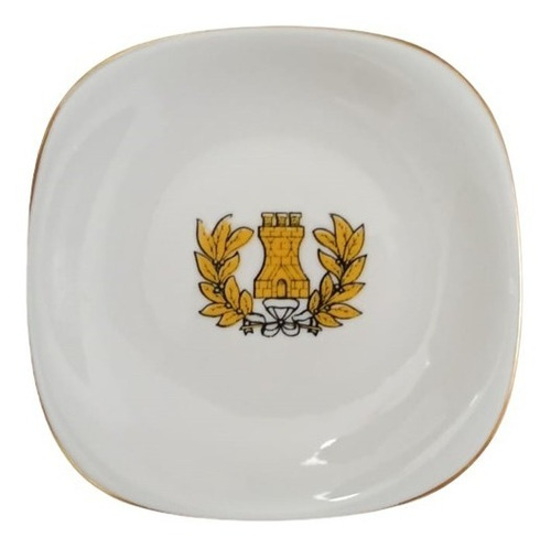 Plato Porcelana Ejercito Colegio Militar Infanteria