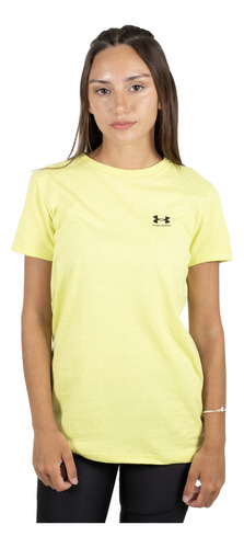 Remera Under Armour Sportstyle Mujer Training Verde