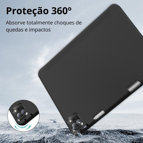 Capa Esr Proteção 360 C/ Porta Apple Pencil P/ iPad Pro 12.9