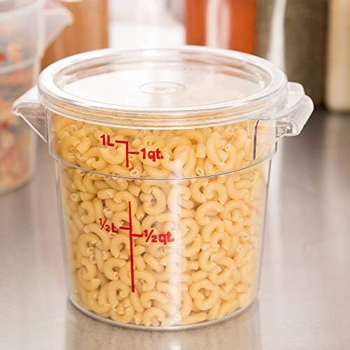 Cambro Rfscw1135 Contenedor De Almacenamiento Redondo Transp