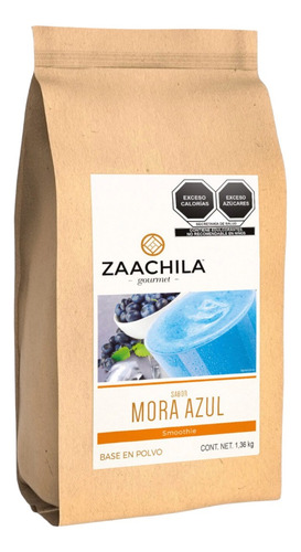 Zaachila Gourmet Base Sabor Mora Azul De 1.3 Kg