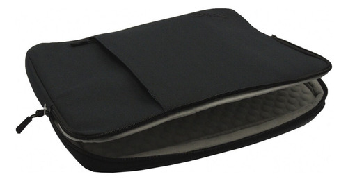 Kit Sleeve Para Computadora 15 + Cargador Pared 65 Watts Negro Y Gris