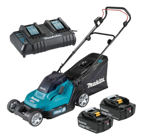 Cortador De Grama 2 Baterias 18v 5ah Makita Dlm432z Bivolt