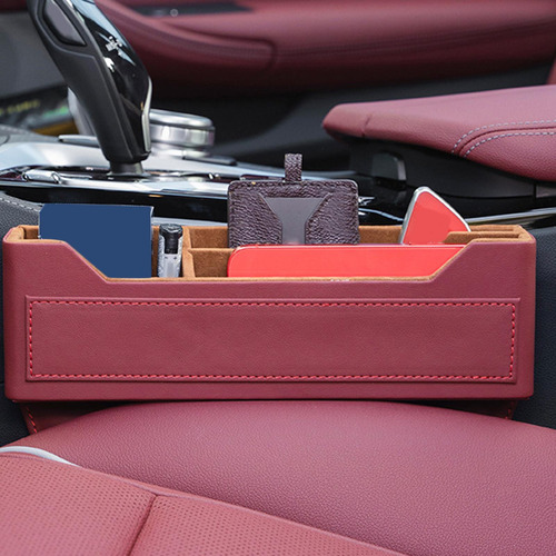 Organizador De Relleno De Espacio De Asiento De Coche Rojo