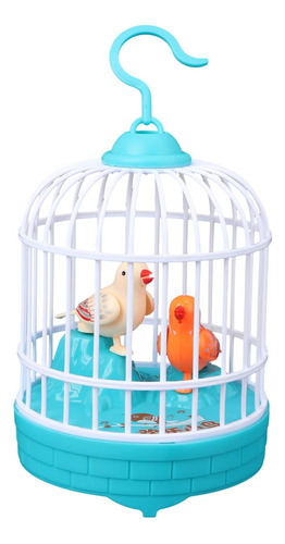 Hanging Bird Cage Toy Kids Singing Chirping Bird Toy Re...