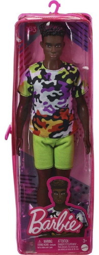 Barbie Fashionista, Ken Playera Y Short De Verano Tez Morena