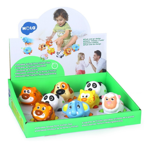 Animales A Friccion Varios Modelos Bebe Hola 376 Educando