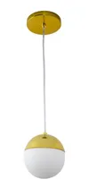 Comprar Pendente Jabuticaba 1 Bola Dourado Globo Esfera 12cm 168u002Fpe