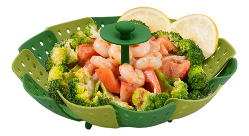Vaporizador De Verduras Expandible Cesta De Vapor Plegable V