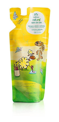 Repuesto Shampoo Cabello Crespo Niños Naturé Natura 250 Ml