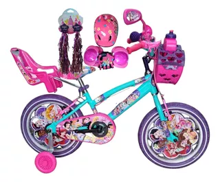 Bicicleta Niña Infantil Accesorios 4 A 7 Años Regalo Navidad
