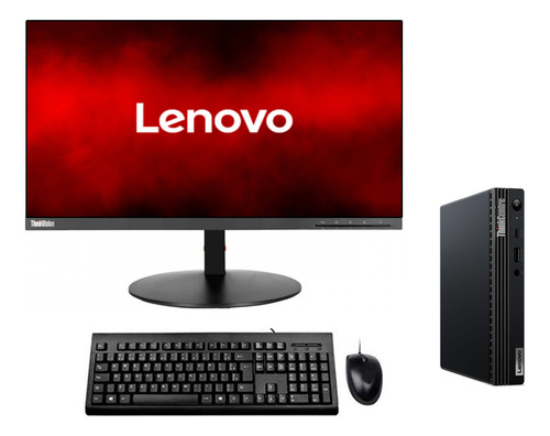 Cpu Mini Lenovo M70q I3 10ger 16gb 240ssd + Monitor 22 Fhd