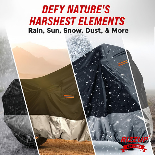 Funda Motocicleta Grueso Impermeable Cubiertas Protección