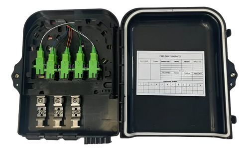 Caja Nap 8 Puertos Ftth 1x8 Sc- Apc