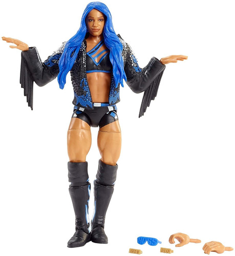 Wwe Sasha Banks Elite Collection Series 83 Figura De Ac...