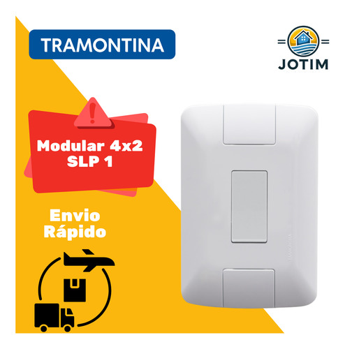 Conjunto Embutir Modular 4x2 Slp 1 Simples Vertical