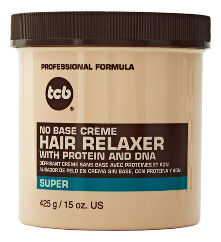 Tcb No Base Crema Relajante Para El Cabello Con Protena Y Ad