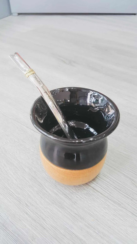 Imagen 5 de 7 de Mate Cerámica Y Madera. Varios Colores.