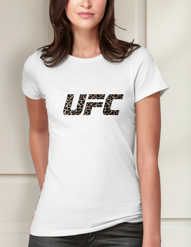 Polera Ufc Animal Print Mujer
