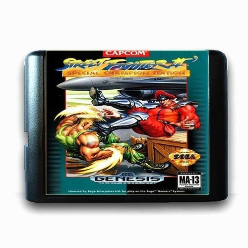 Jogo De Mega Drive, Street Fighter Il Special Champion Edit