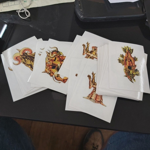 Imagen 2 de 4 de 10 Lam. Especiales Álbum Caballeros Del Zodiaco Panini 2018