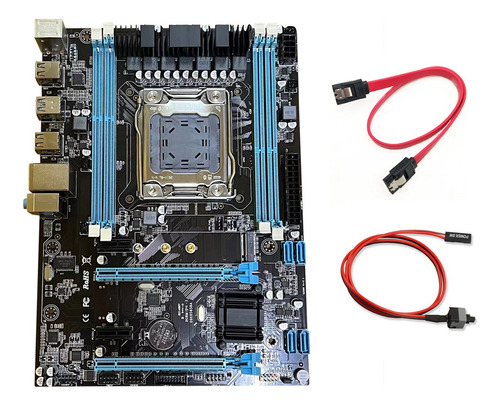 Placa Base X79-288 Para Pc Con Conmutador Y Cable Lga2011 E5