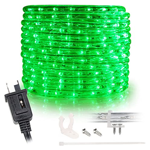 Cuerda De Luces Led Verdes De 100 Pies - Iluminación D...