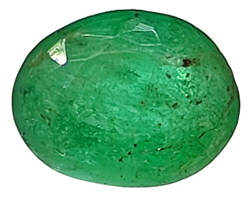 Esmeralda Natural Piedra Preciosa Cristalina 6.70x5mm 0.85ct