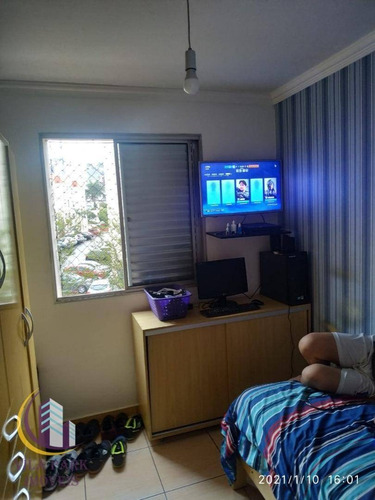 Imagem 10 de 14 de Apartamento 3 Dormitórios, Armários, 01 Vaga Coberta E Fixa - Jardim D Abril - São Paulo/sp - Ap2027