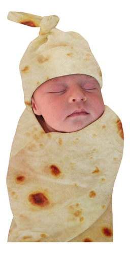 Manta Para Bebés J Burrito, Harina Y Tortillas, Para Dormir